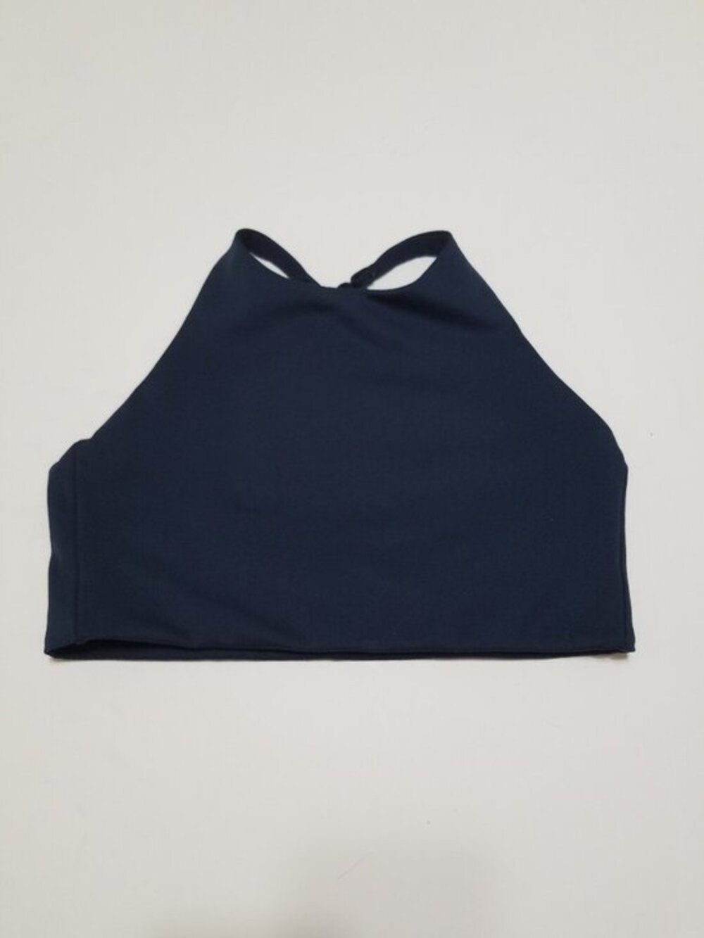 Girlfriend Collective Blue High Neck Sports Bra Size S